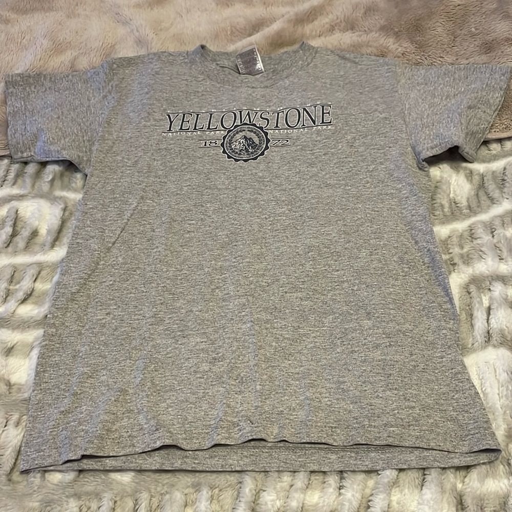 Gray Yellowstone Tee